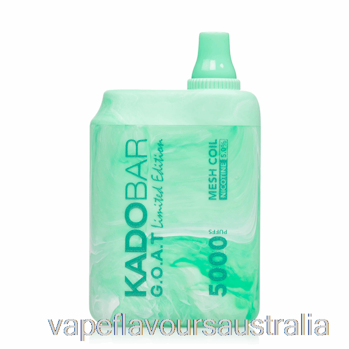 Vape Flavours Australia Kado Bar GOAT 5000 Disposable The Real Miami Mint